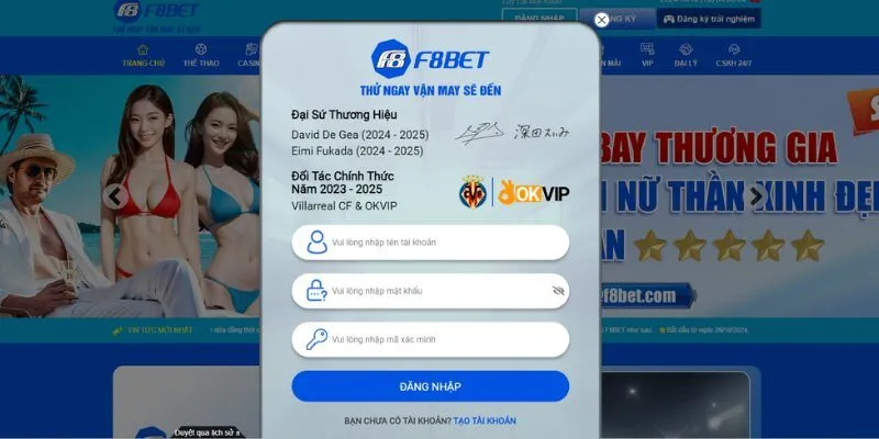 Đăng nhập F8BET